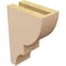 Ekena Millwork 3"W x 6"D x 9"H Classic Ridgewood Rough Cedar Woodgrain TimberThane Corbel, Primed Tan CORUR03X06X09RIDRCPR - alternate 6